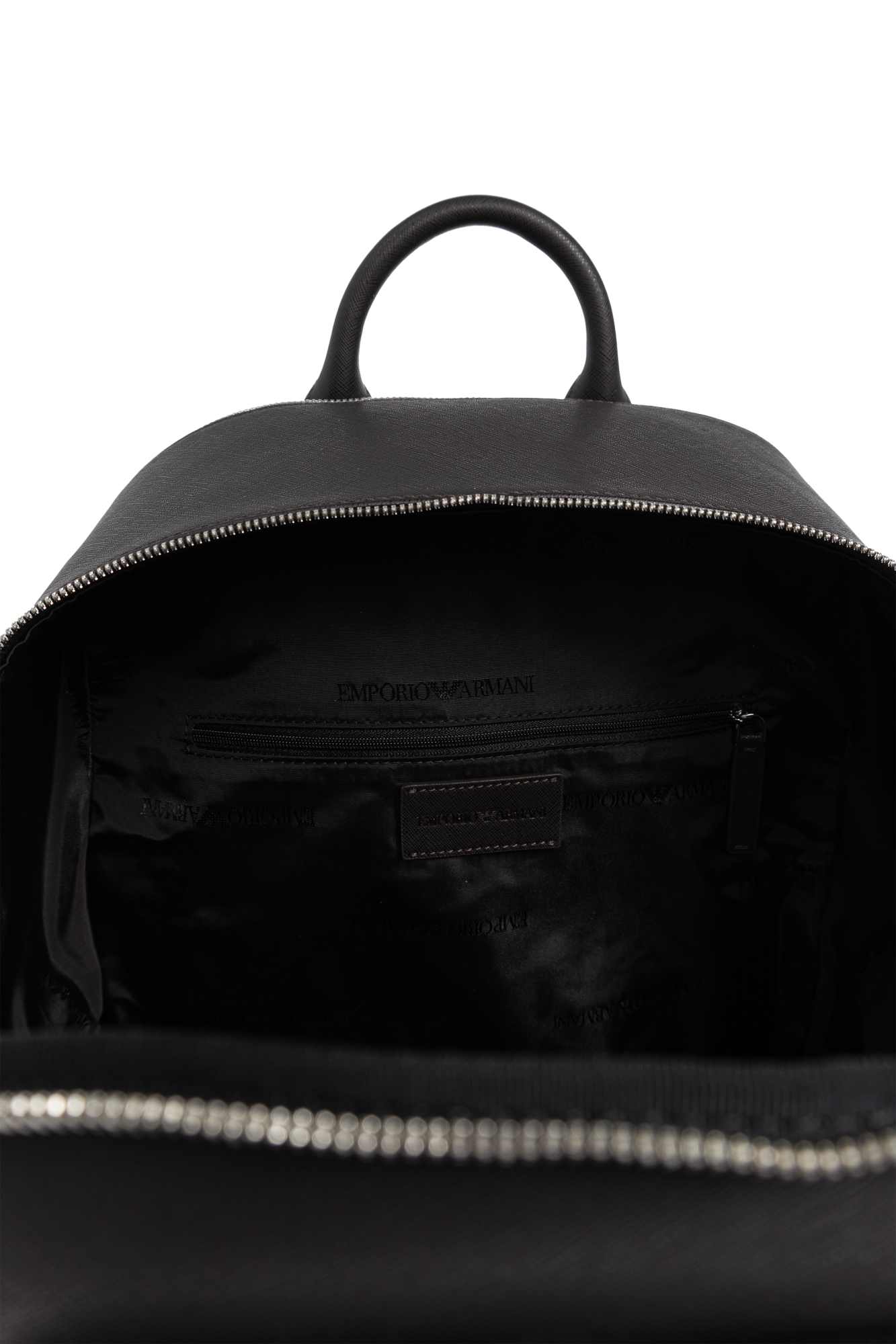 Emporio Armani Backpack with an application in the shape of a logo
